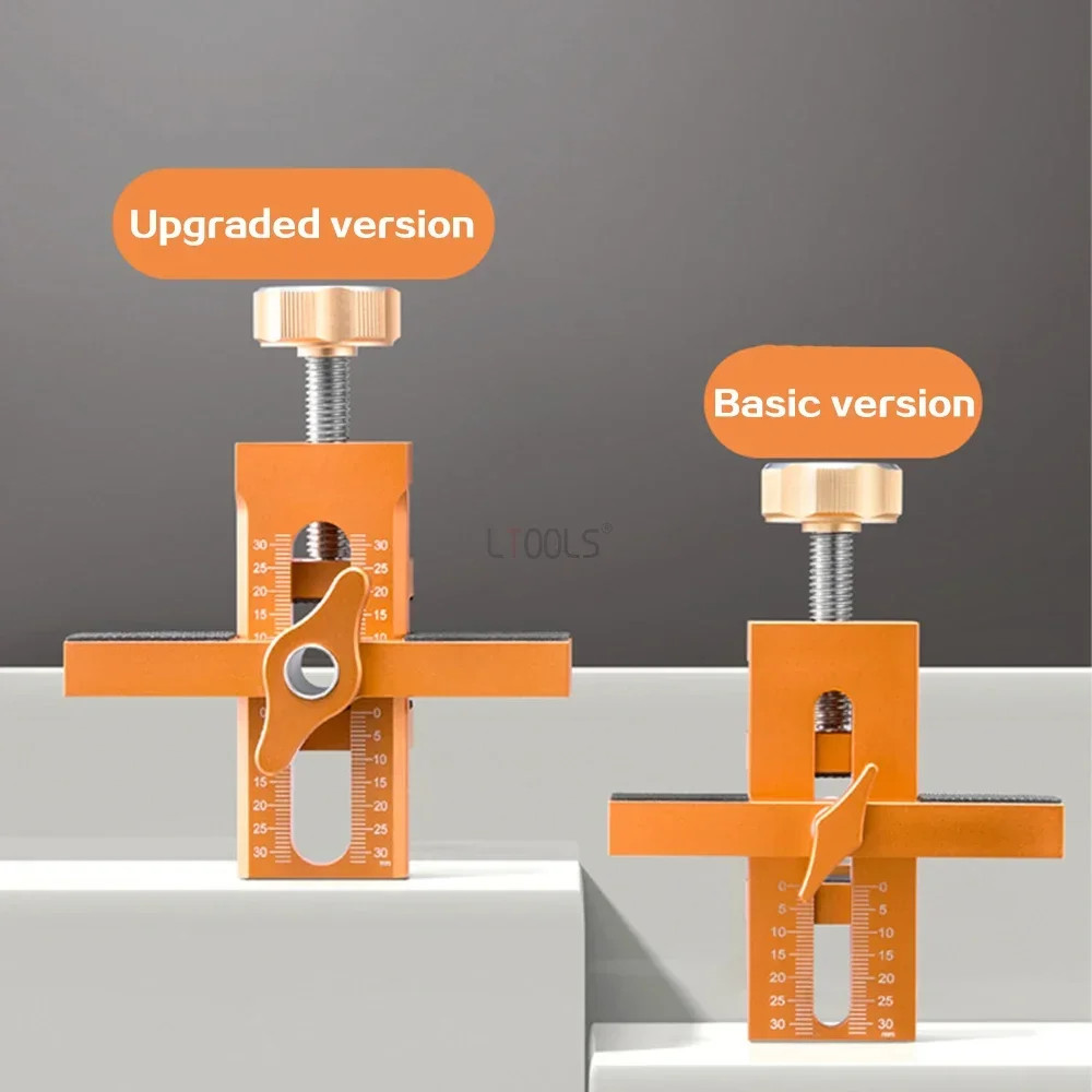 2 in 1 Cabinet Door Installation Positioner,6/8/10Mm Rebounder Punched Mounting