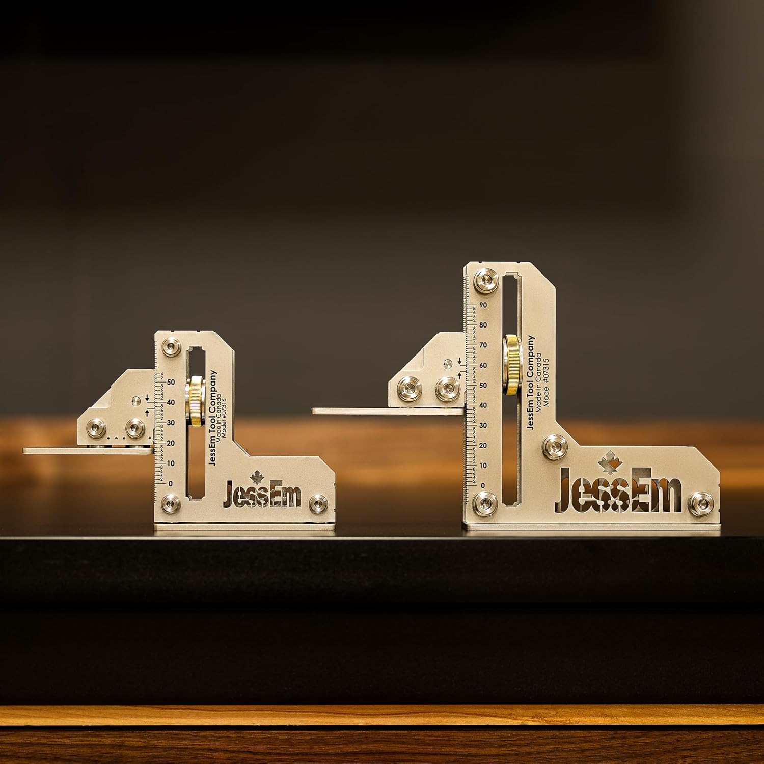 Jessem 07311 14 Guage Stainless Steel Tool Setting Gauge – Imperial – Small