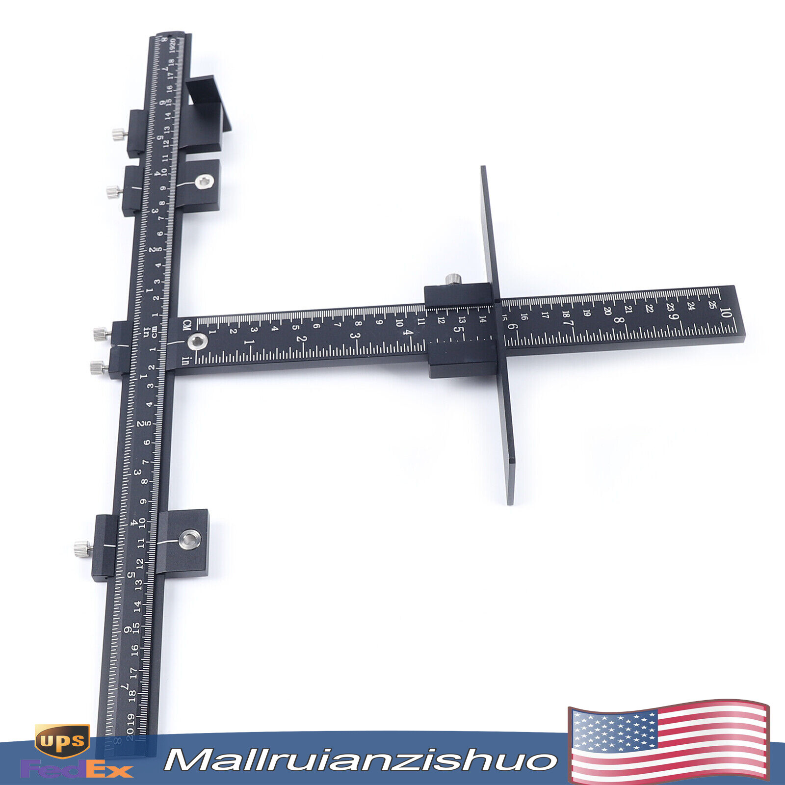 Cabinet Hardware Install Jig Tool Drawer Pull Handle Punch Locator Drill Guide