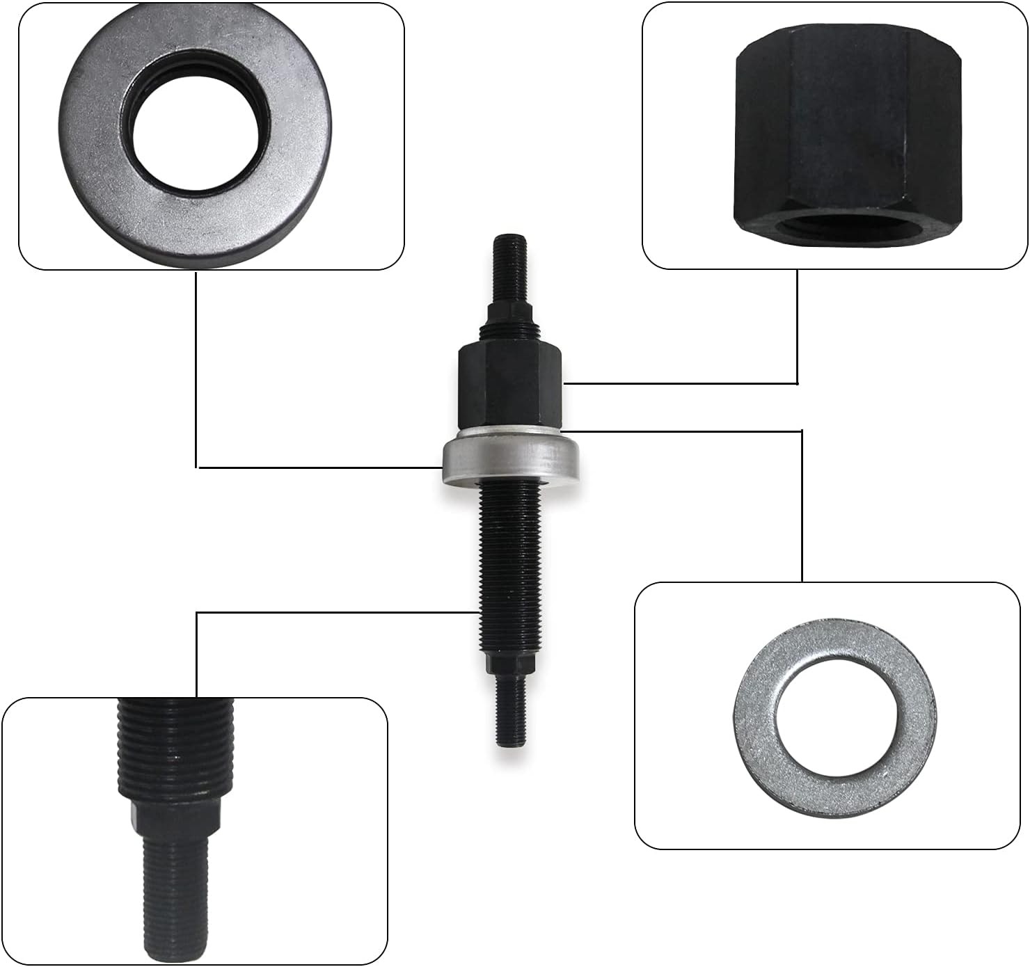 MSCRP 66515 Harmonic Balancer Vibration Damper Installation Tool For Small And