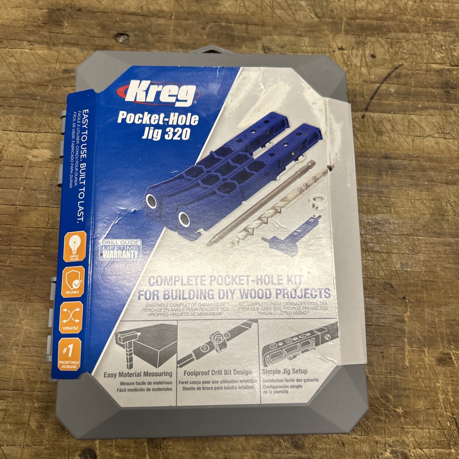Kreg KPHJ320 Pocket-Hole Jig 320 – NEW