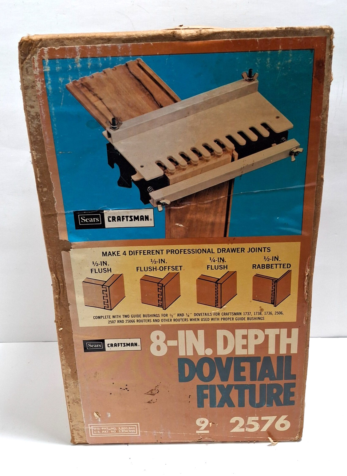 SEARS CRAFTSMAN 8in Depth Dovetail Fixture (9 2576) Vintage Woodworking Tool