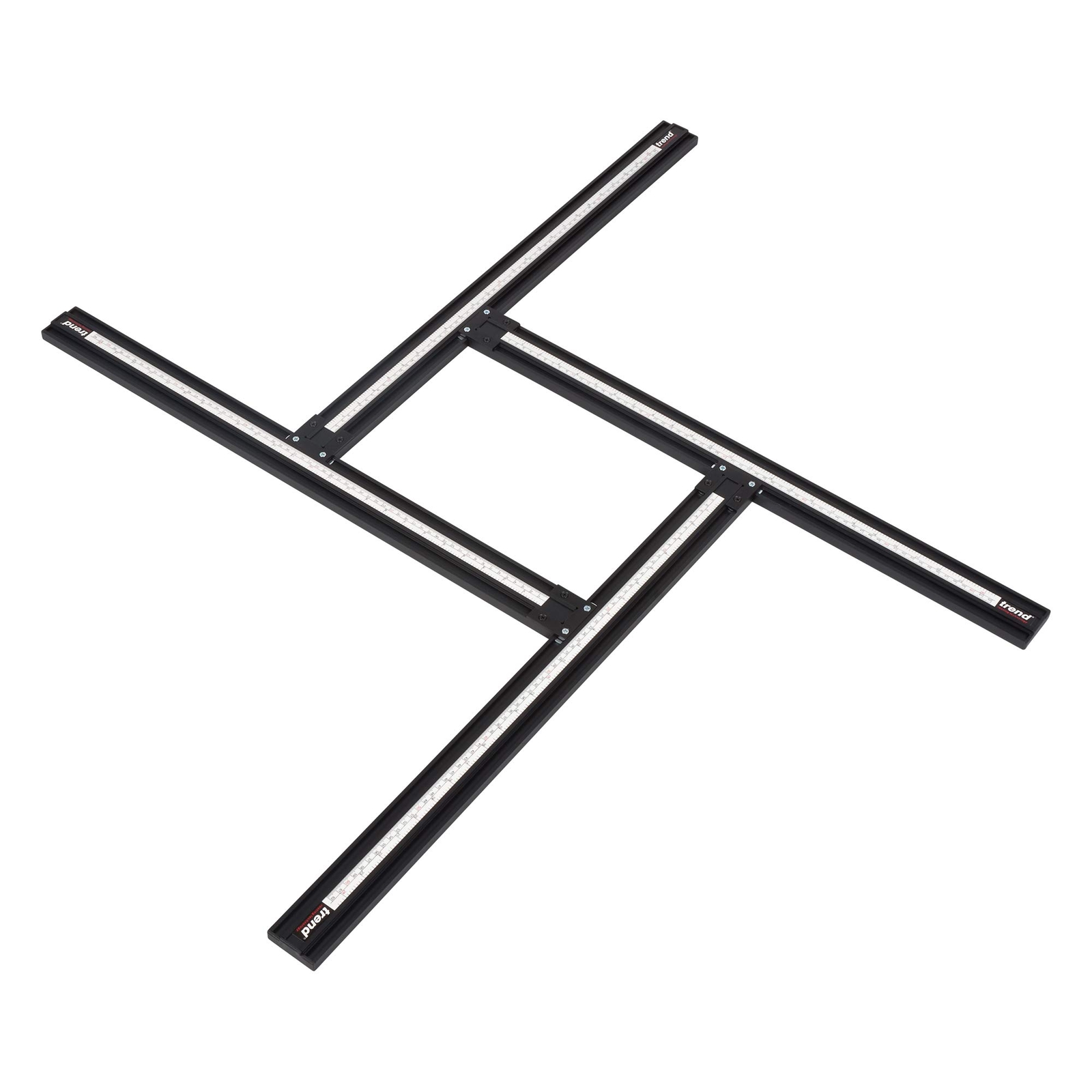 Adjustable Routing Jig Frame & Guide System For Creating Square And Rectangular