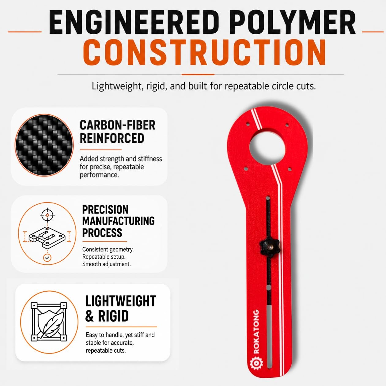Trim Router Circle Cutting Jig Base Plate for Milwaukee M18 Fuel 2723‑20 – Ca…