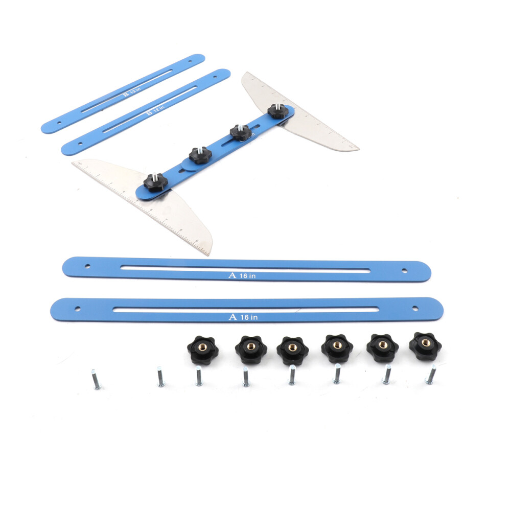 Stair Treads Gauge Stair Jig Measuring Stair Tool Stair Tread Template Tool Blue