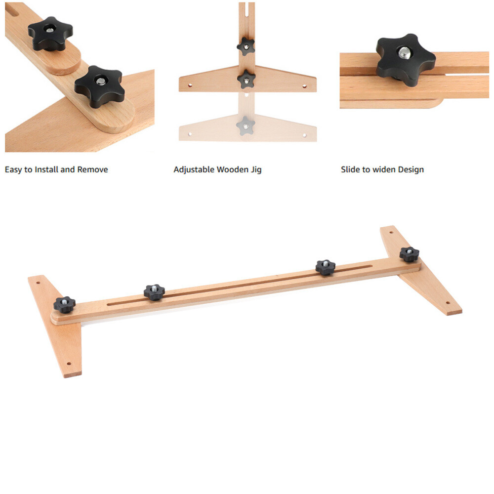 Stair Ruler 0-270° Wooden Tool Stair Measuring Ruler Stair Tread Template
