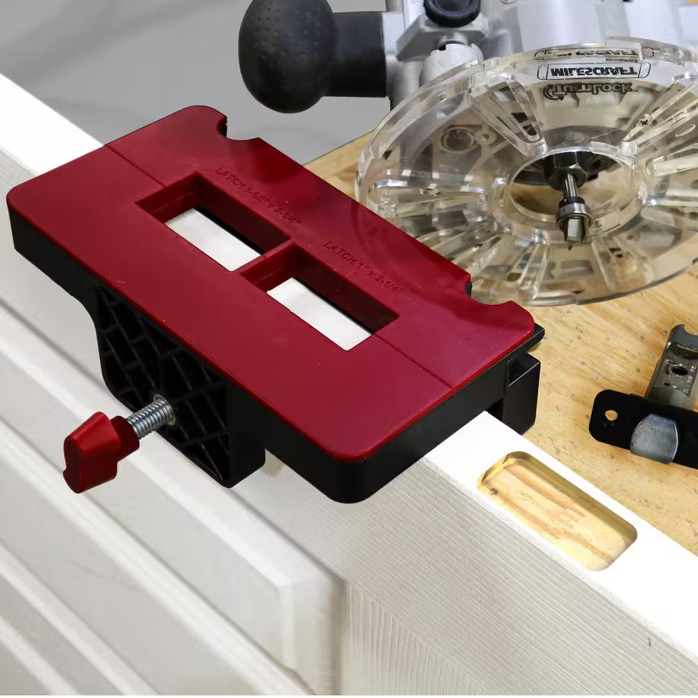 Hinge Jig-Door Hinge Kit for Routers, 2-1/2 In. to 4-1/2 In. Hinges, Fits All St
