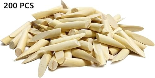 200 Pcs Solid Pine Wood Pocket Hole Plugs – DIY Jig Accessories for Woodworking