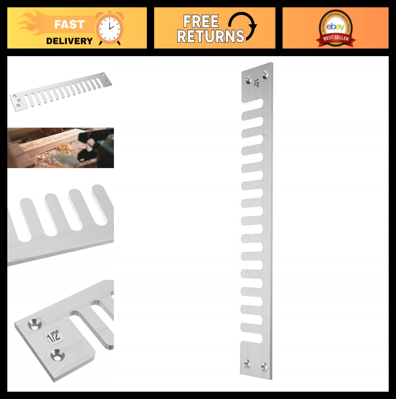 Dovetail Router Template Kit for Through Dovetail & Box Joints – Woodworking Too