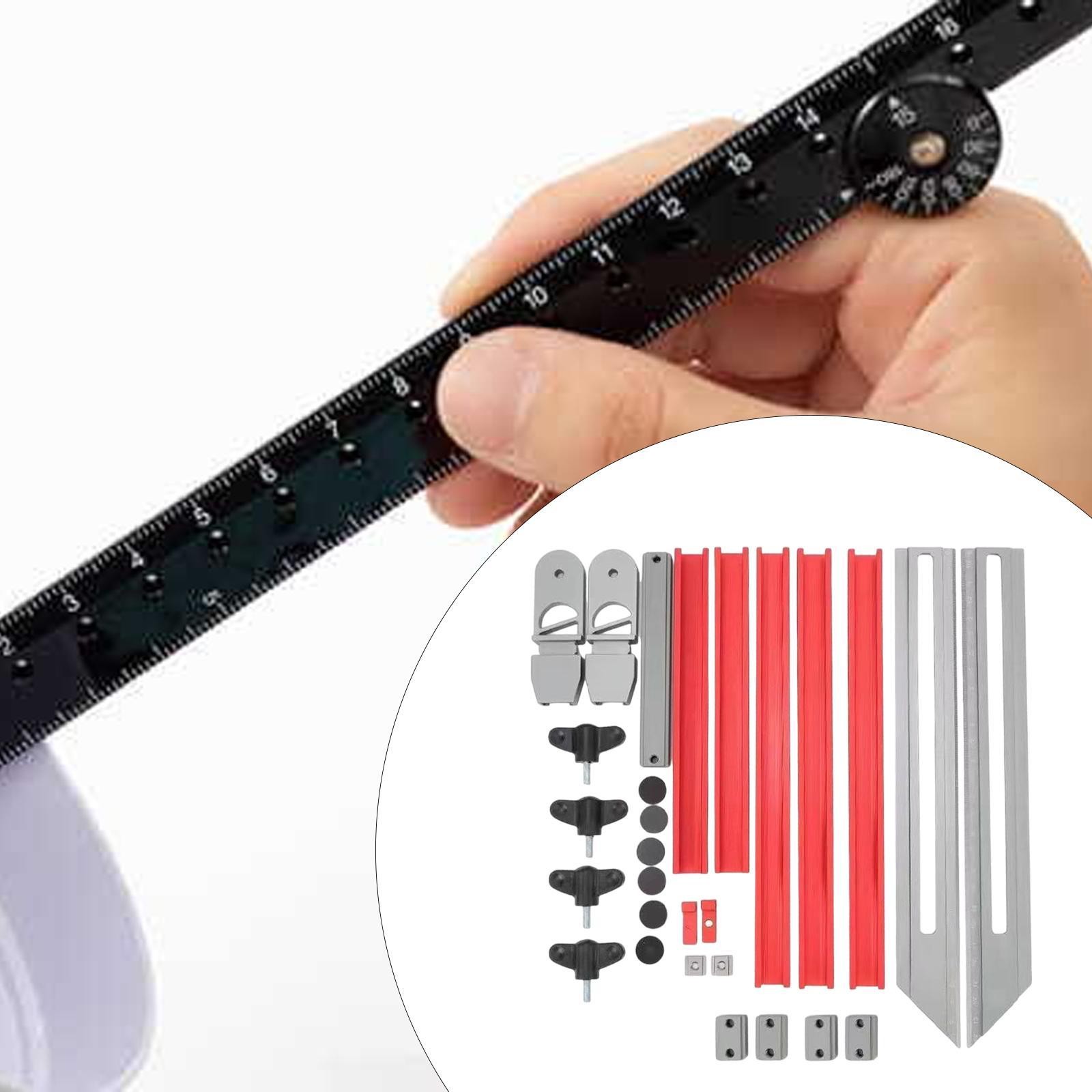 Stair Tread Template Tool Shelf Scribe Tool for Shelf Wall Partitions Corner