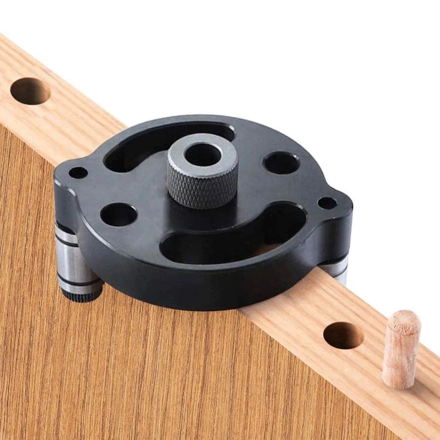 Self Centering Doweling Jig Kit Drill Jig for Straight Holes With 6 Drill Guide