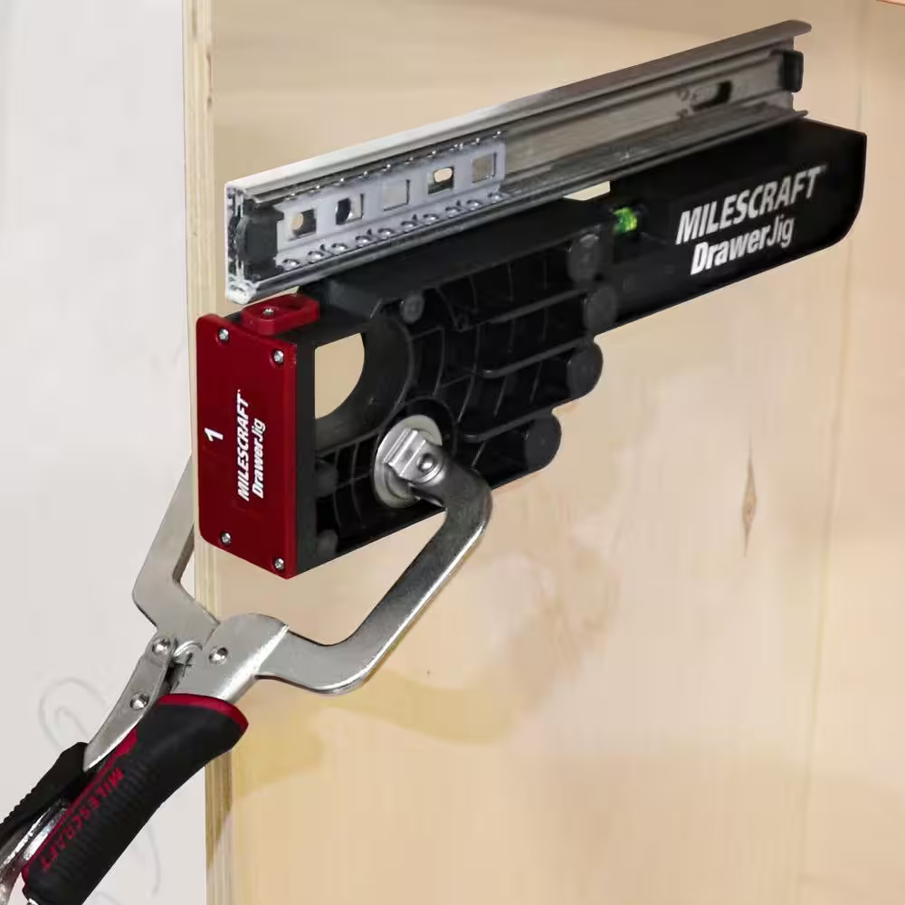 Drawer Jig – Reversible Drawer Slide Jig for Drawer Installation with Easy-Align