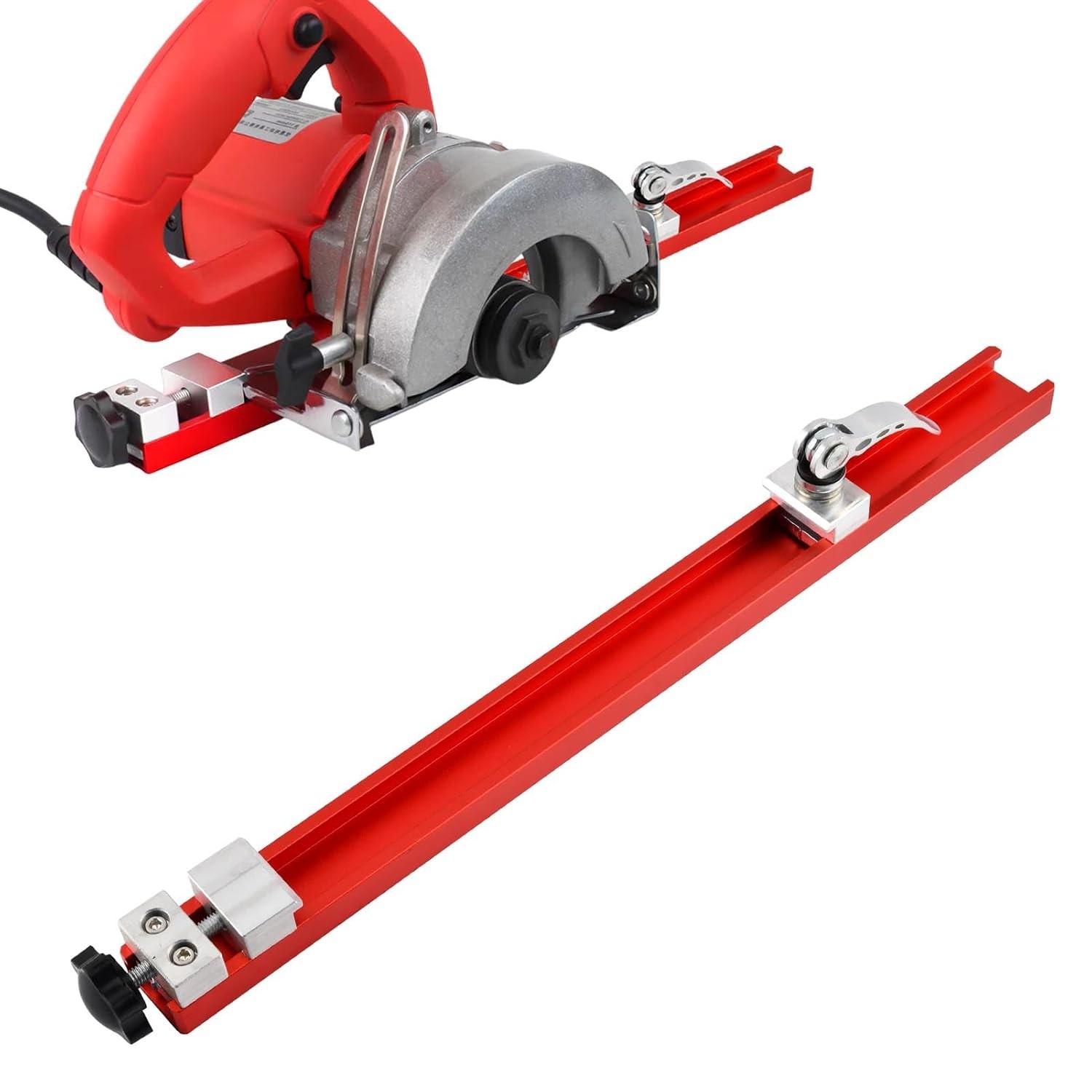 12″ Aluminum Alloy Circular Saw Guide Rail Cutting Machine Base Fits Saw Base