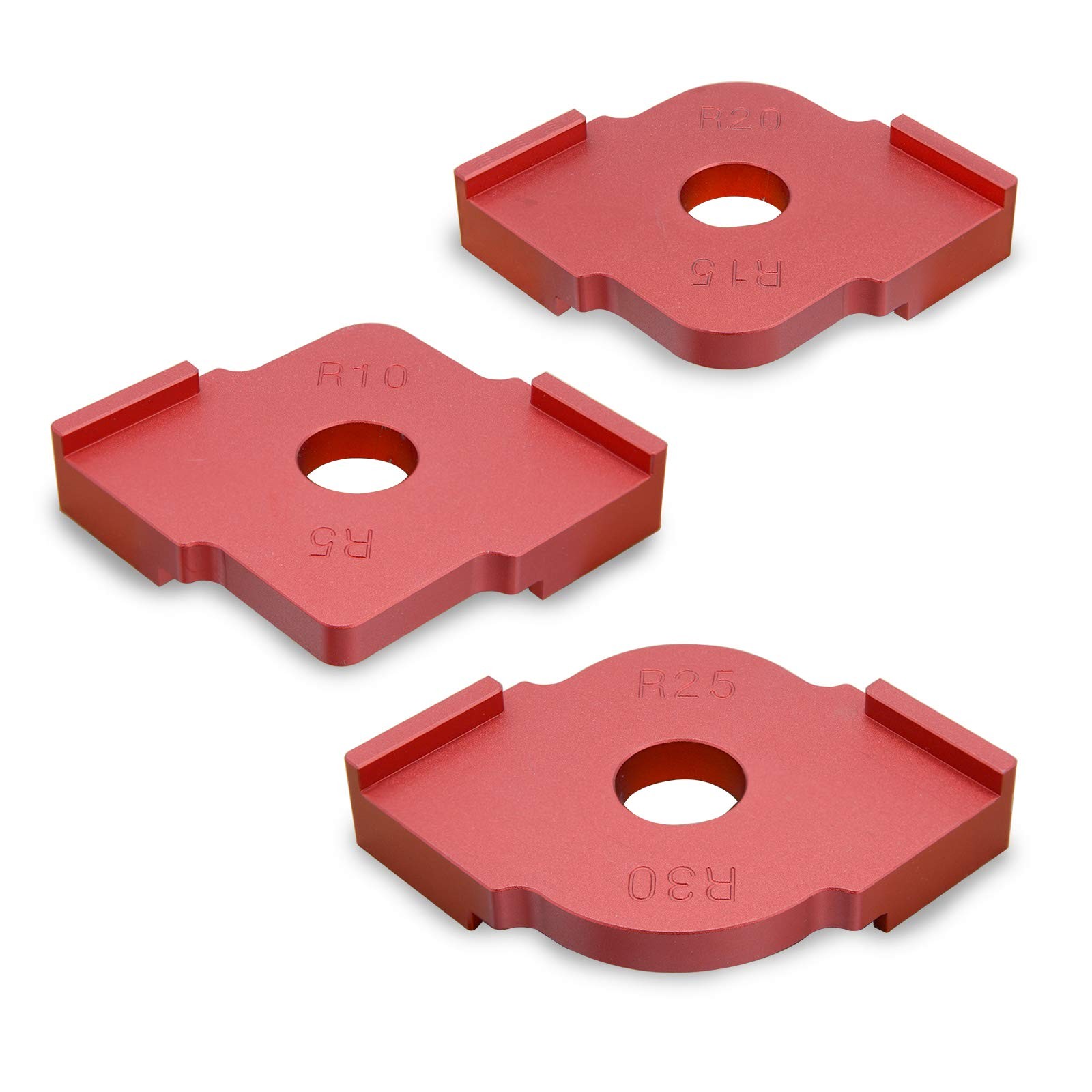 Evwoge Set Of 3 Radius Jig Router Templates Aluminium Alloy Radius Corners R5 R1