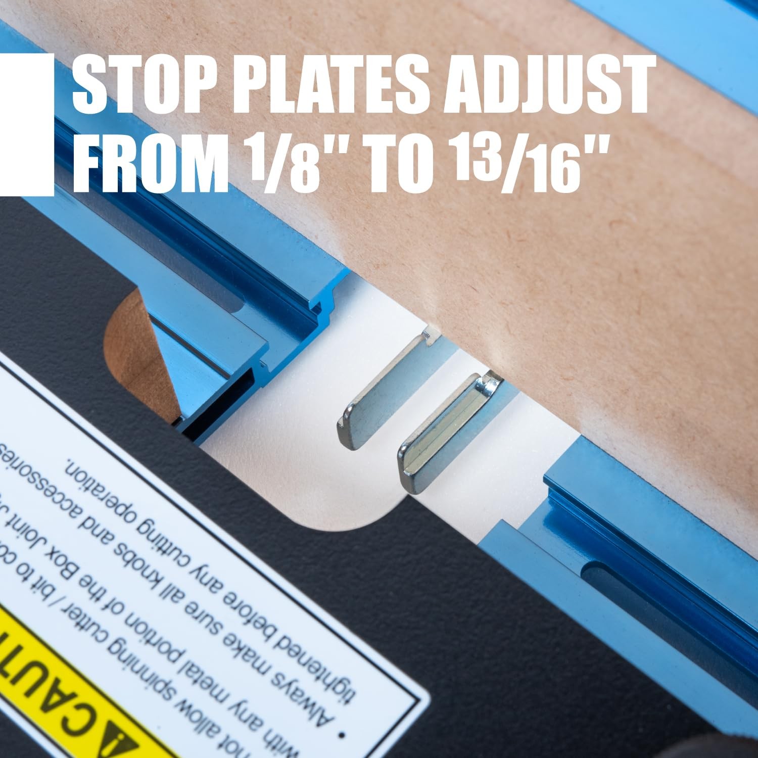 POWERTEC Adjustable Box Joints Jig for Table Saws and Router Tables,