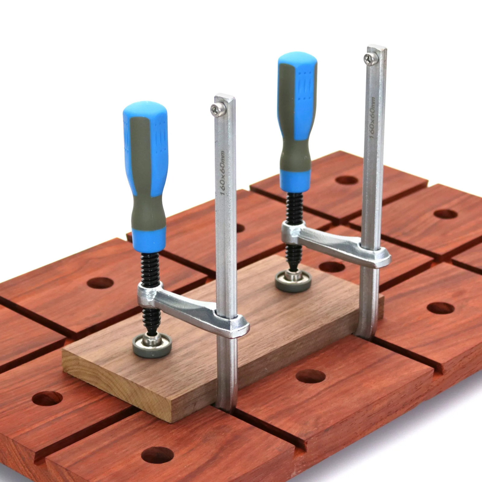 Dovetail Clamp with Soft-Grip Handle + Dovetail Router Bit ,For Track Saw Guide