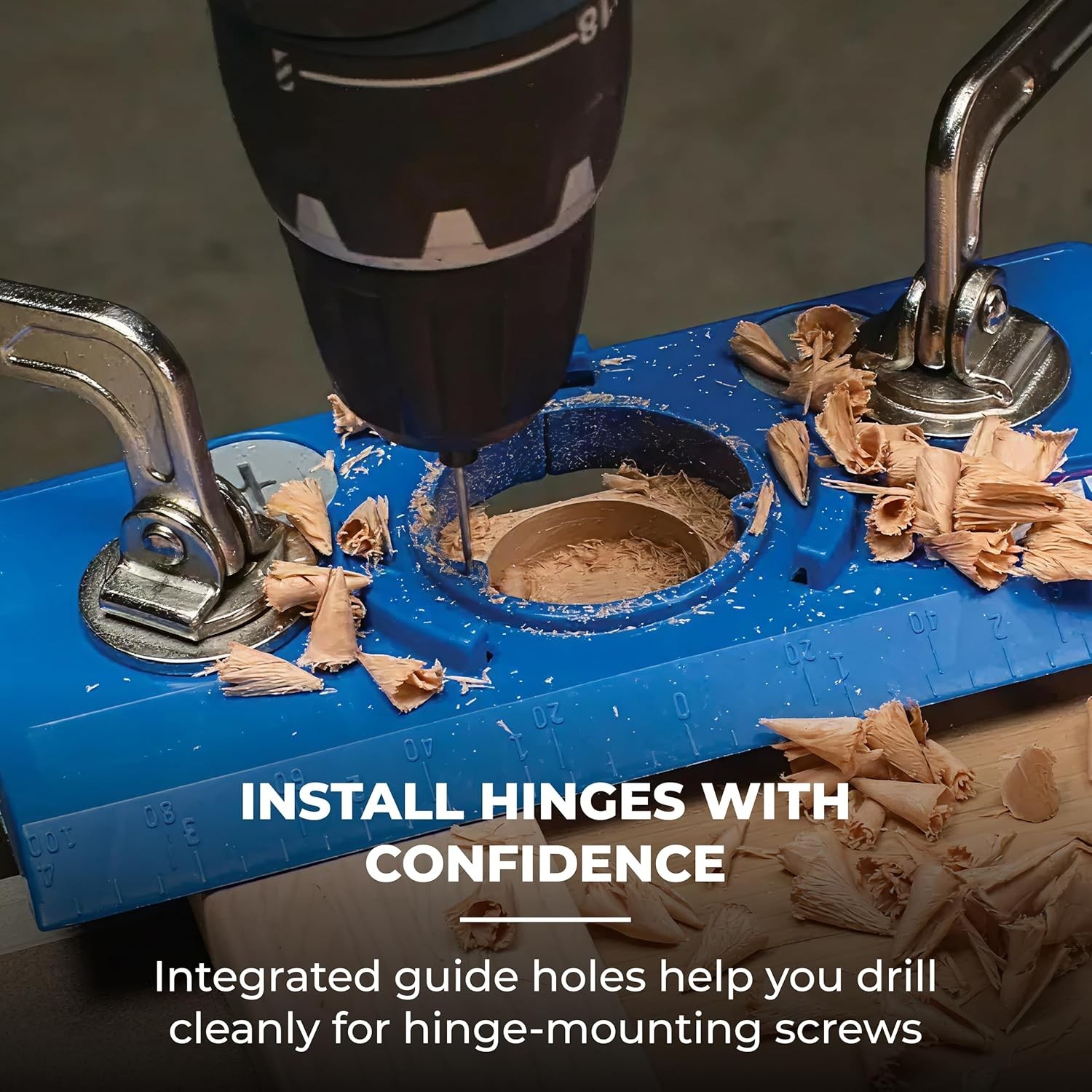 Metal Concealed Hinge Jig – 35mm Installation Tool for Seamless Cabinet Design