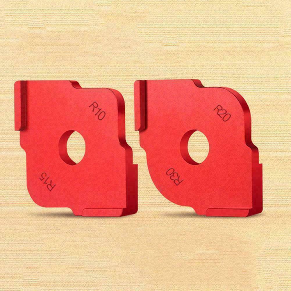 Radius Quick-Jig Router Table Bit Corner Jig Templates For Woodworking Tool Wood