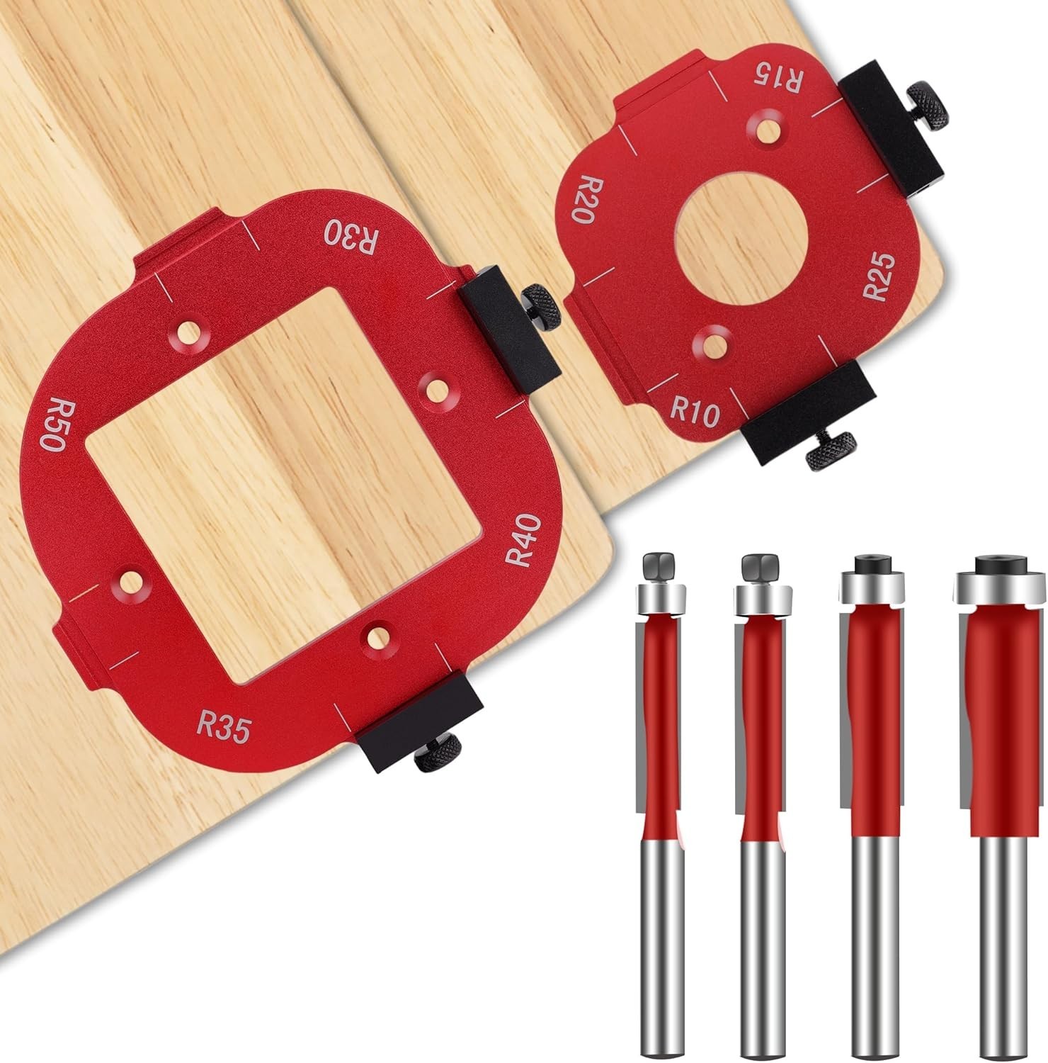 Router Templates and Jigs for Woodworking,Guides and Edge Guide for Precision Ro