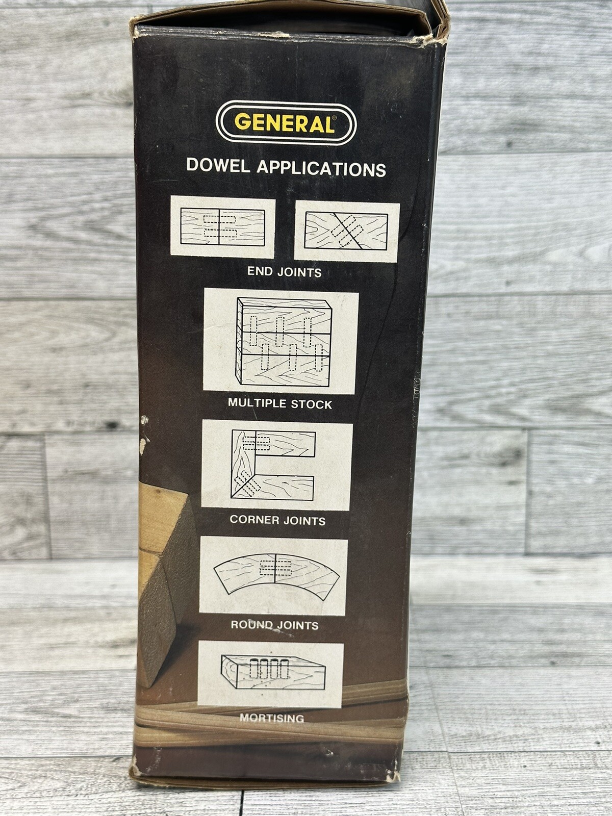 VTG Doweling Jig No. 840 Revolving Turret General Original Box Made In USA 1985