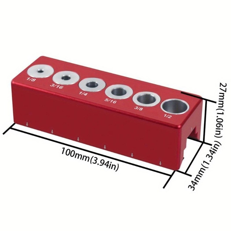 Woodworking Jig 1/8 to 1/2 Self Centering Dowelling Jig Hole Punch Locator