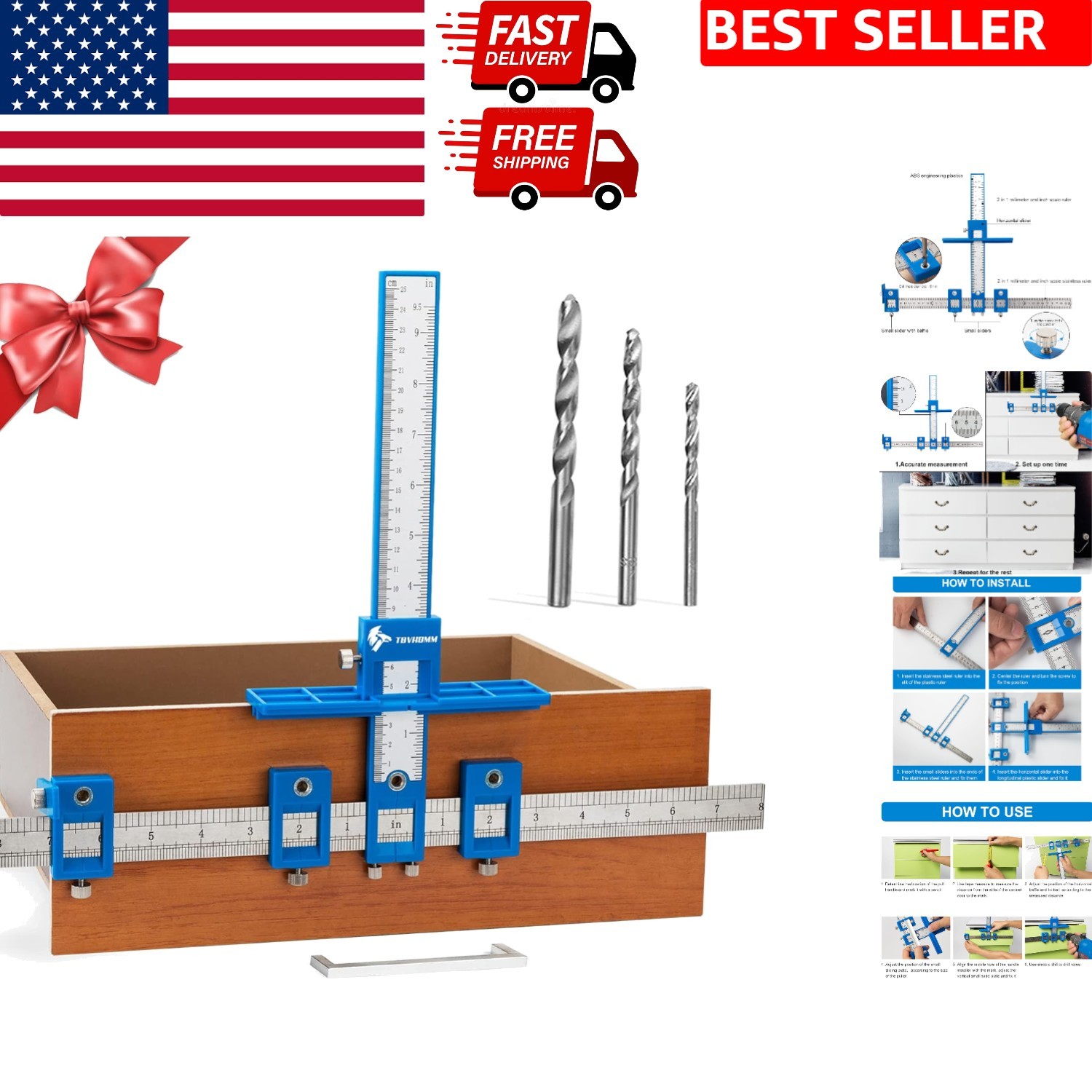 Precision Cabinet Hardware Jig for Effortless Installation
