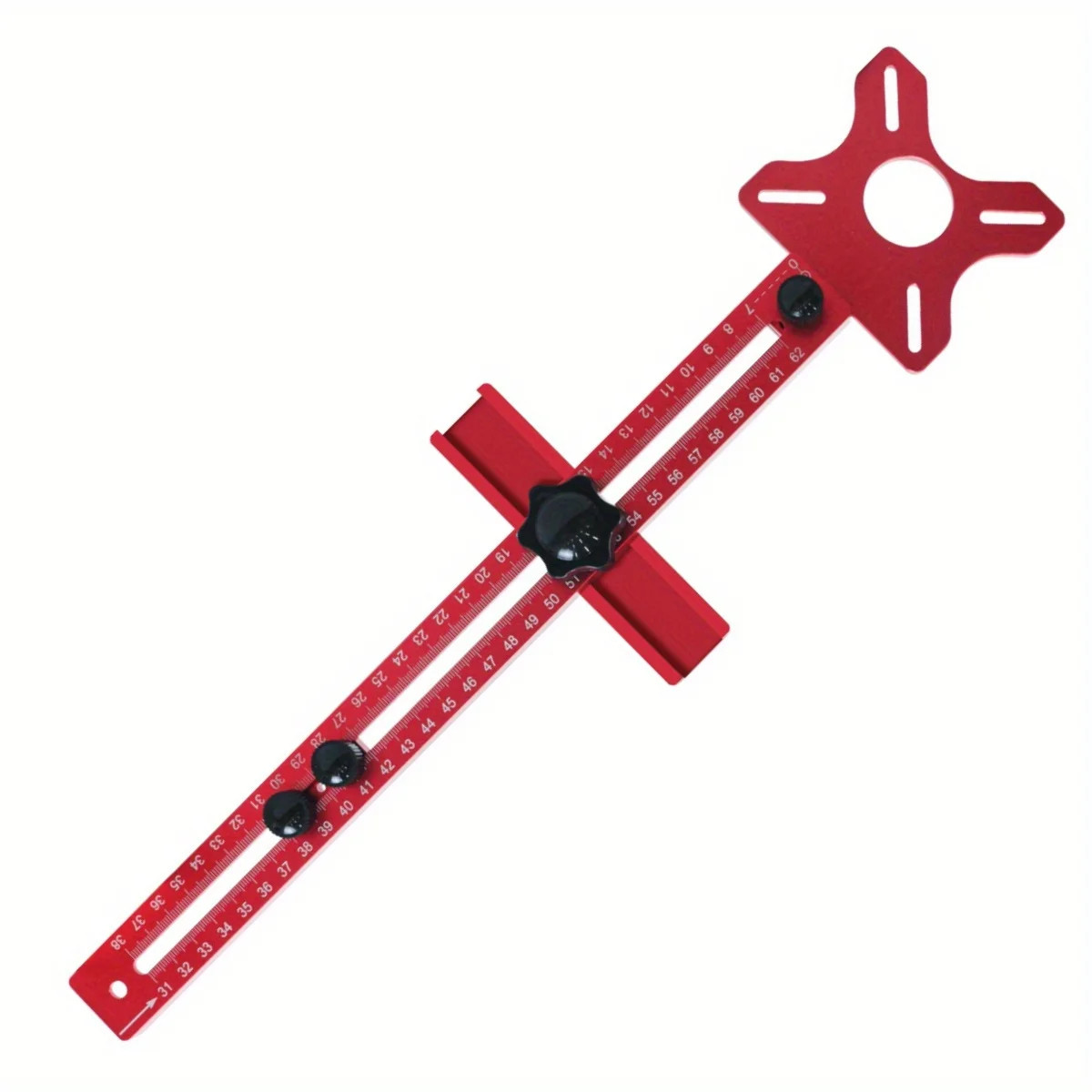 Router Milling Groove Bracket 4in1 Aluminum Router Guide Circle Cutting Jig Tool