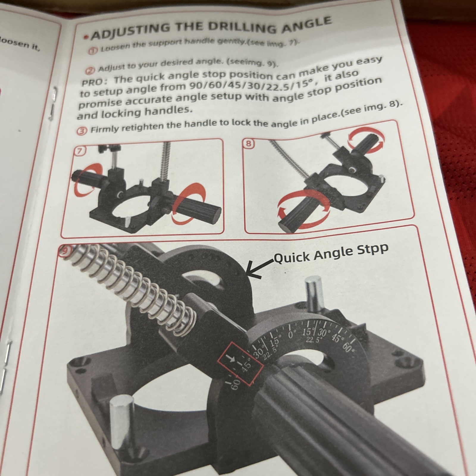 Portable Drill Guide for Straight Holes, Adjustable Portable Drill Press with…