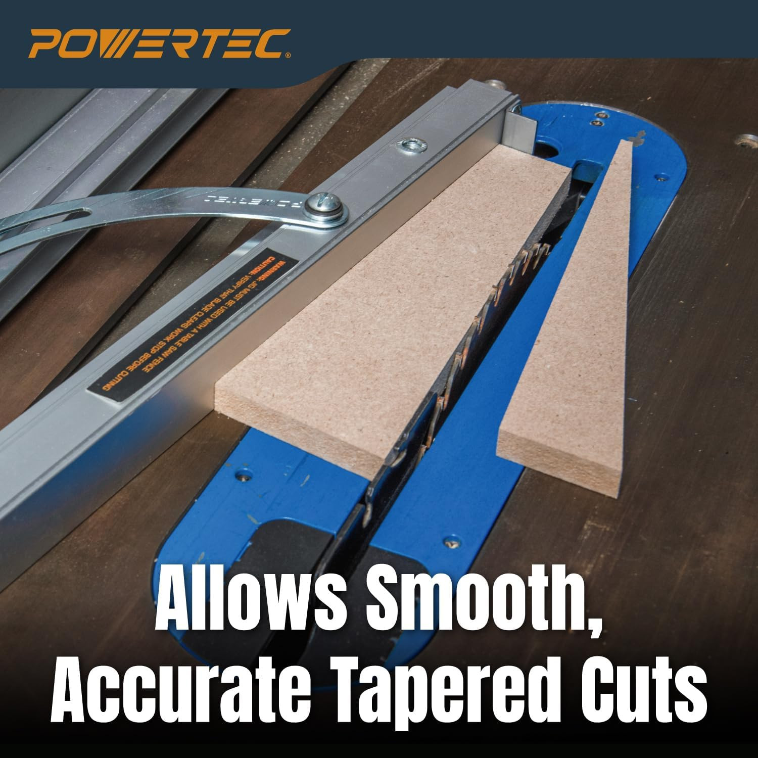 Table Saw Tapering Jig for Angle Cutting | 24-Inch Lightweight Aluminum Rails an