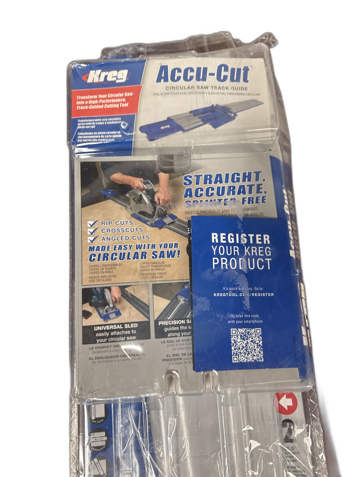 Kreg 50 in. Accu-Cut Aluminum Circular Saw Track