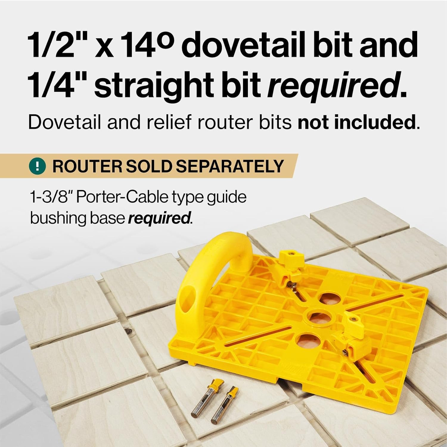 Matchfit Grid Router Guide, Woodworking Precision Tools for Dovetail Track, E…