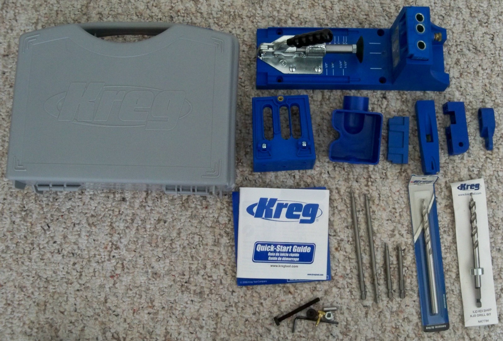 Kreg Pocket Hole Jig k4 PLUS MANY EXTRAS – FREE SHIPPING –