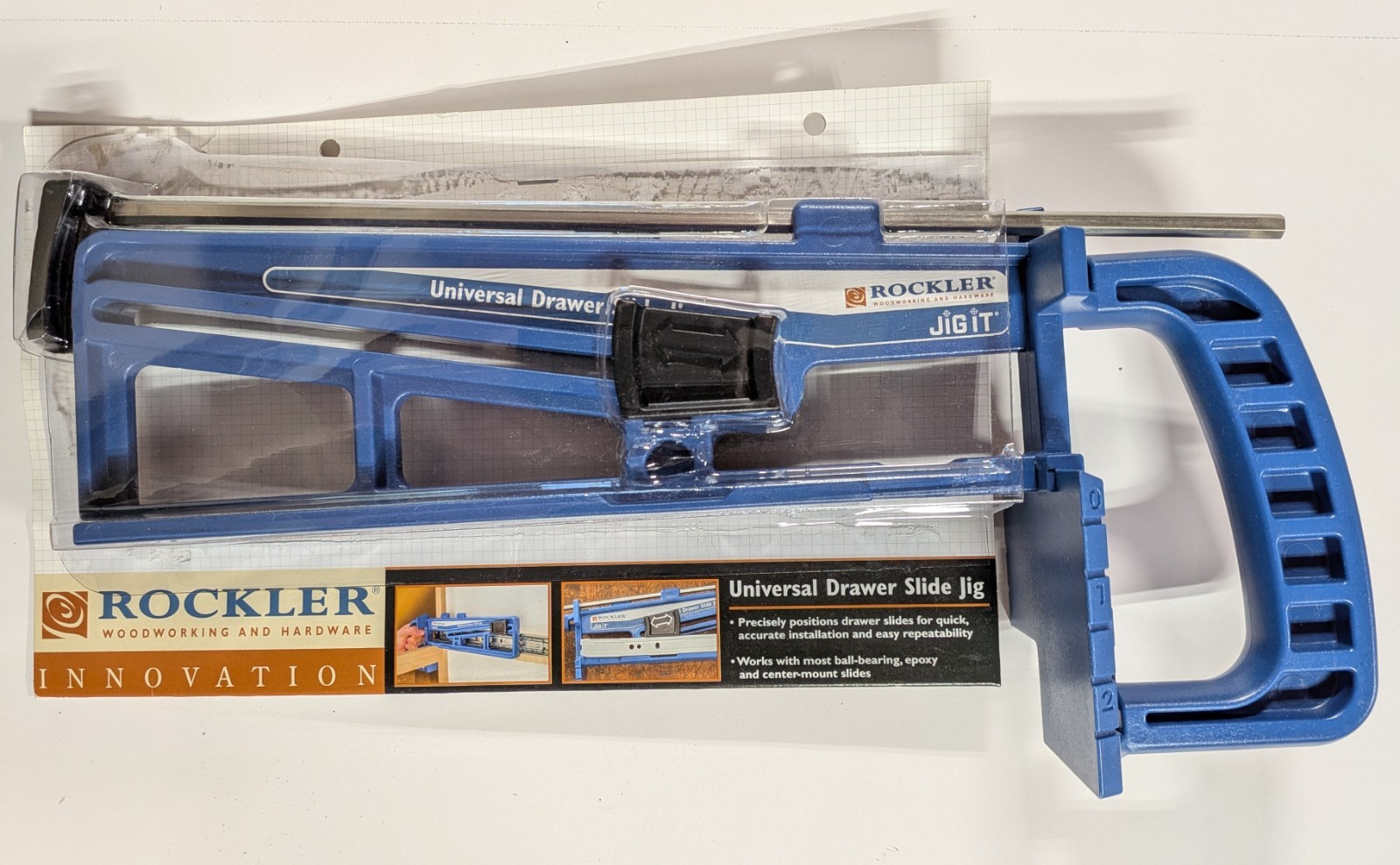 Rockler Universal Drawer Slide Jig Cabinet Hardware Jig to Install Drawer Slides