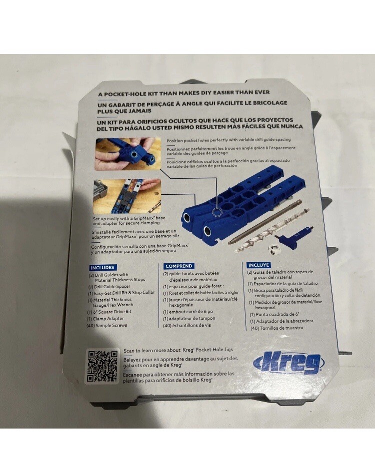 Kreg KPHJ320 Pocket-Hole Jig Kit