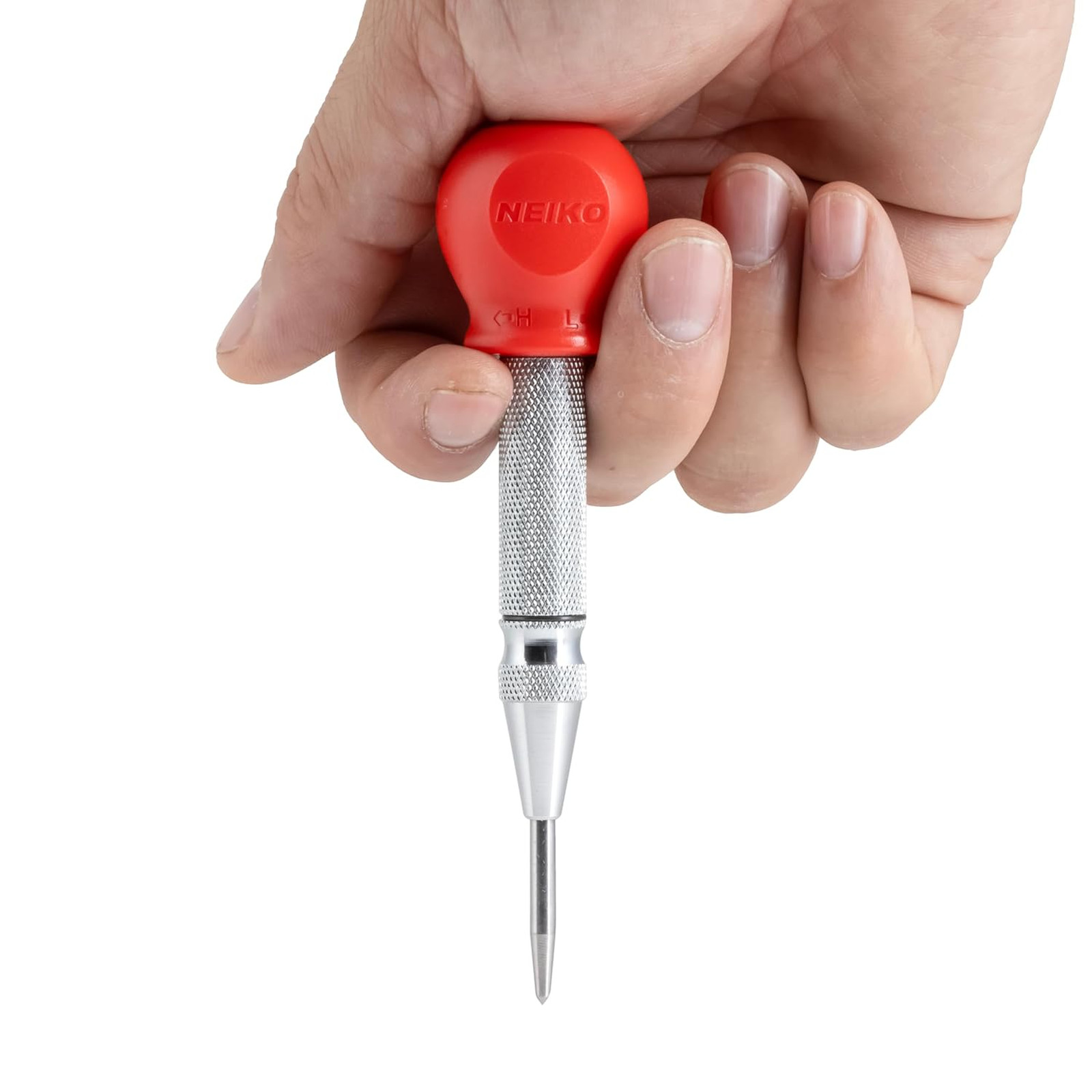 Center Punch Metal Steel Adjustable Impact Auto Tool for Wood Leather Glass 5