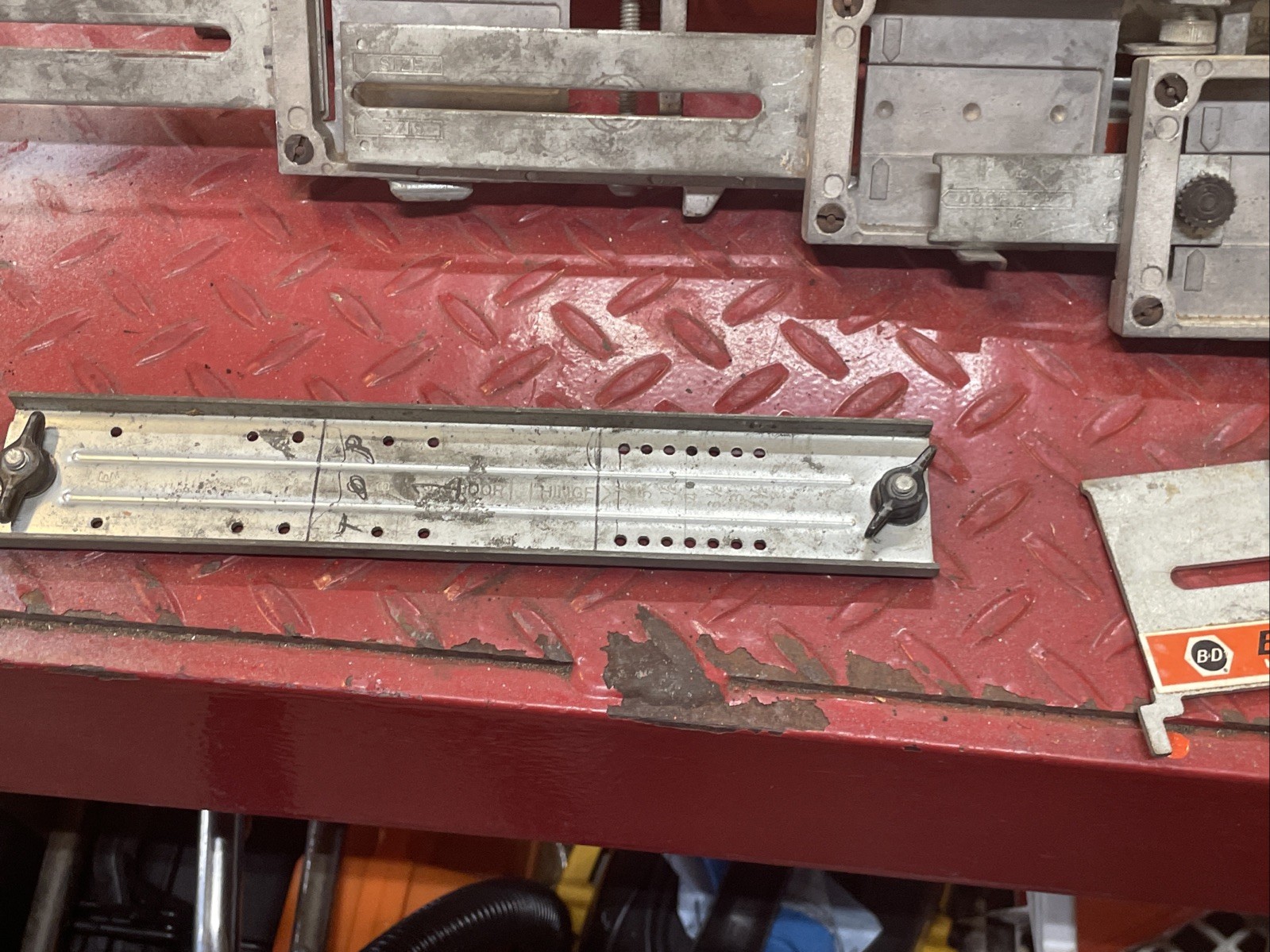 Black & Decker Hinge Butt Template Kit 57809 with Original Case