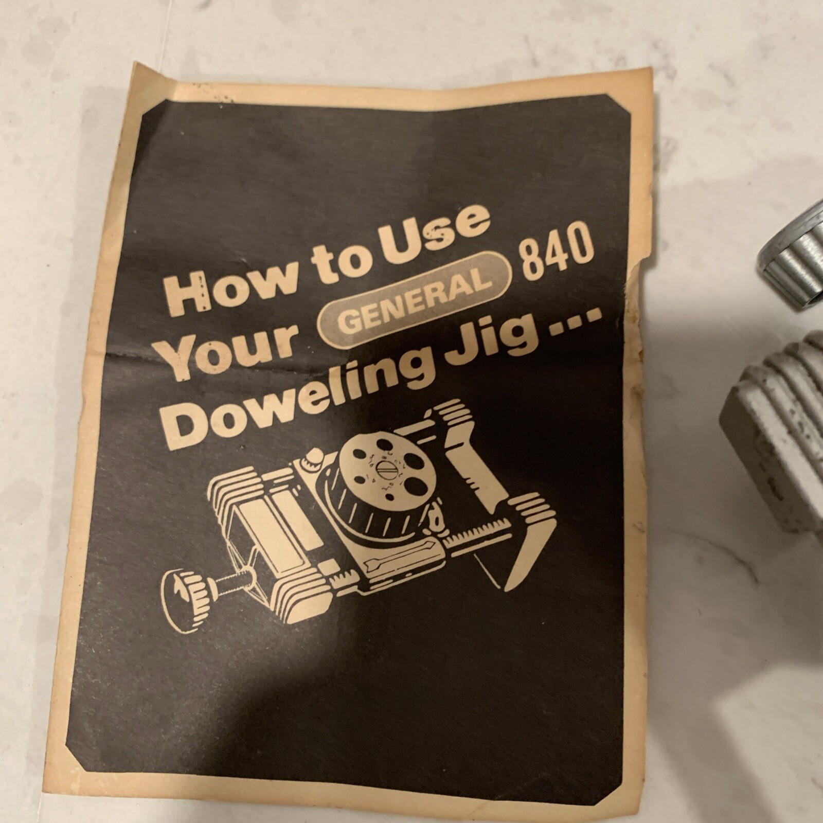 GENERAL 840 Doweling Jig Revolving Turret Made In USA – Vintage Tool