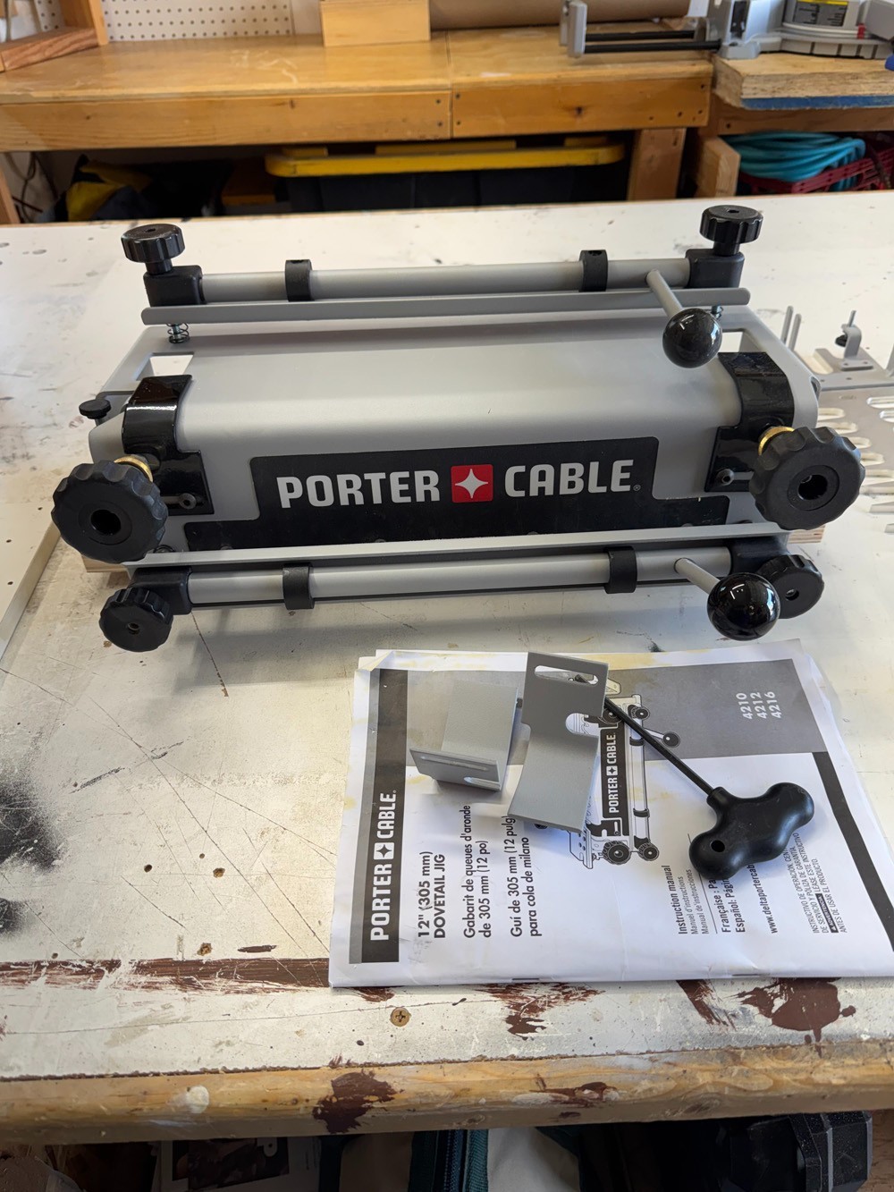 PORTER-CABLE 4210 Type 2 12in Deluxe Dovetail Jig with Manual