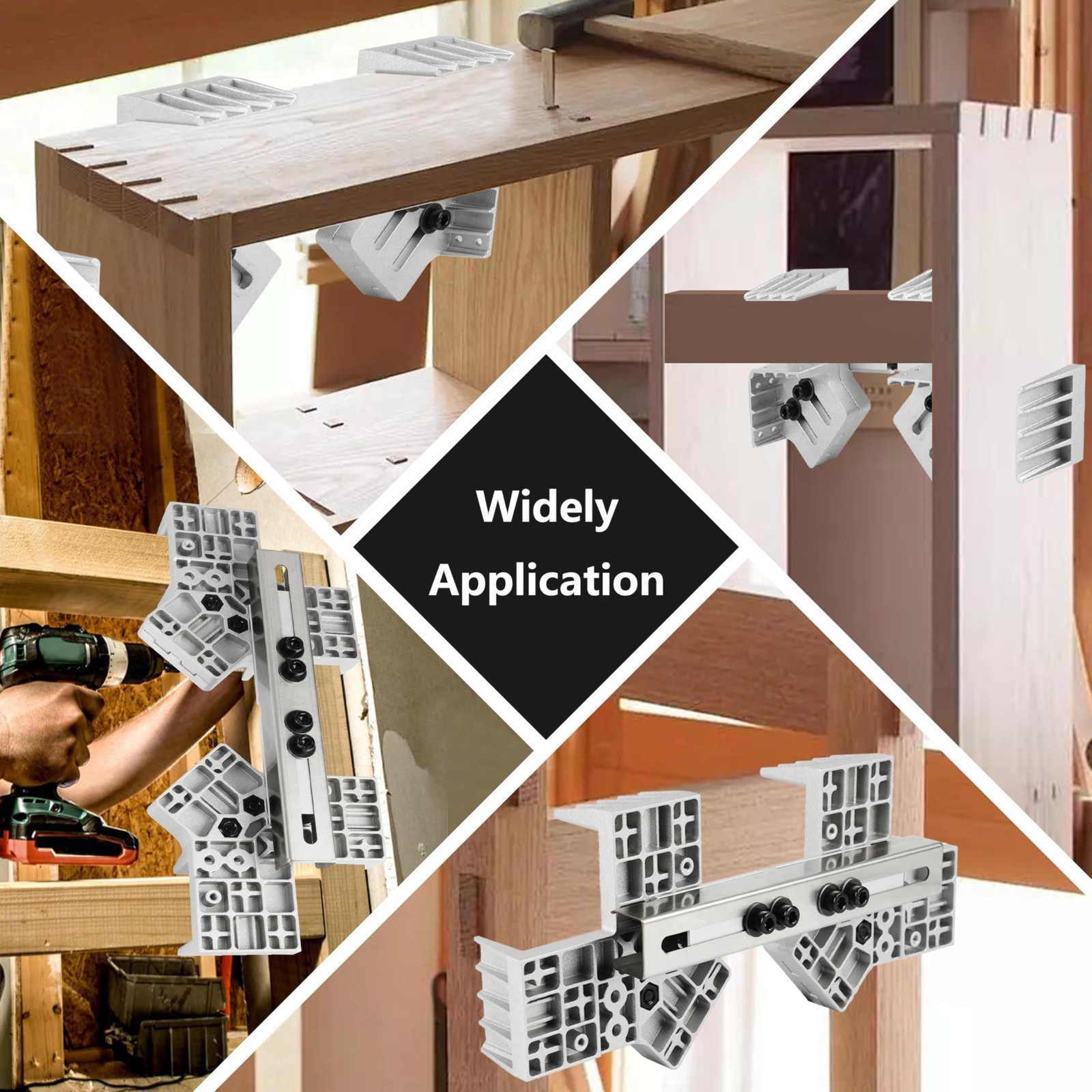 Adjustable Aluminum Framing Tool Set – 12-16″ & 16-24″ Center Spacing for Walls,