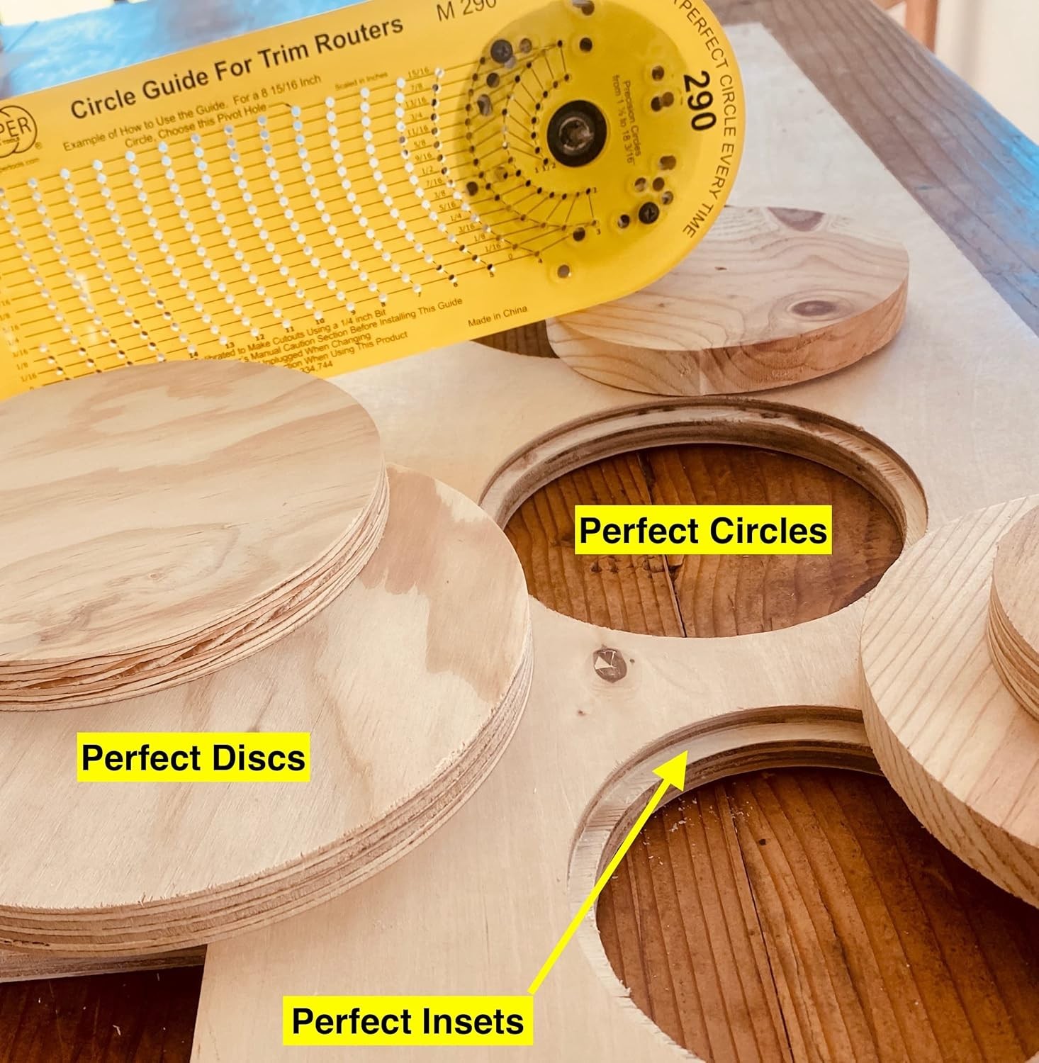 Jasper 290 Router Circle Jig – Precision Circle Cutting Jig for Wood Route