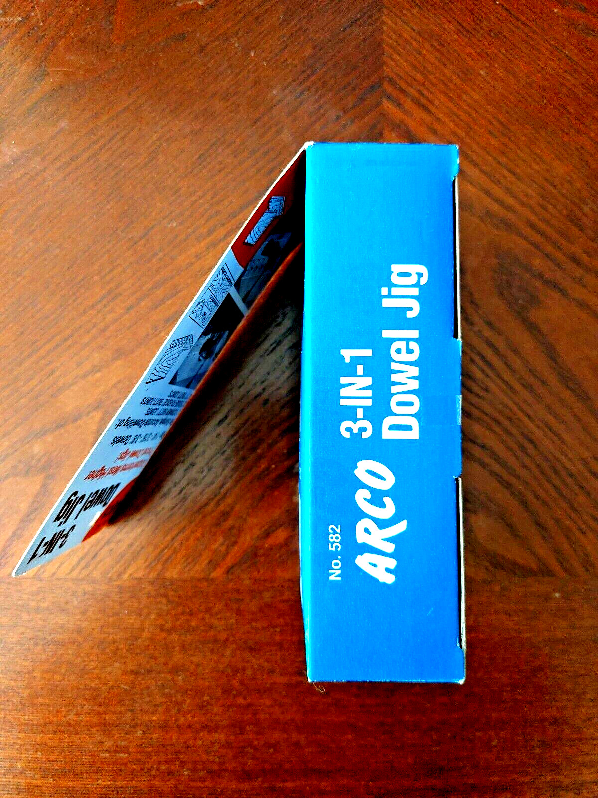 ARCO No 582 3-IN-1 DOWEL JIG For 1/4″-5/16″- 3/8″ Dowels New In Box USA Made NIB