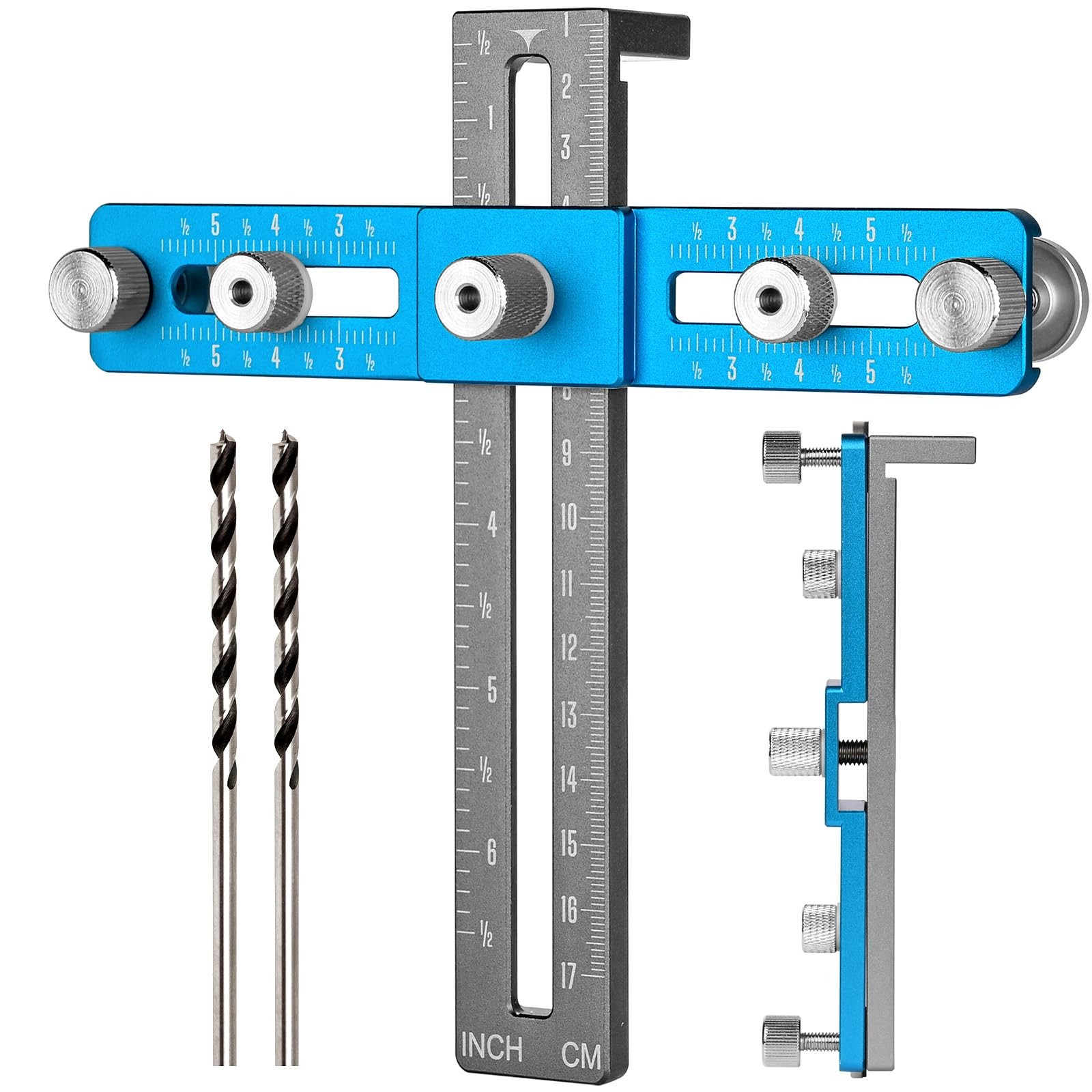 Cabinet Hardware Jig Template for Knobs Handles Pulls Drawer Installation