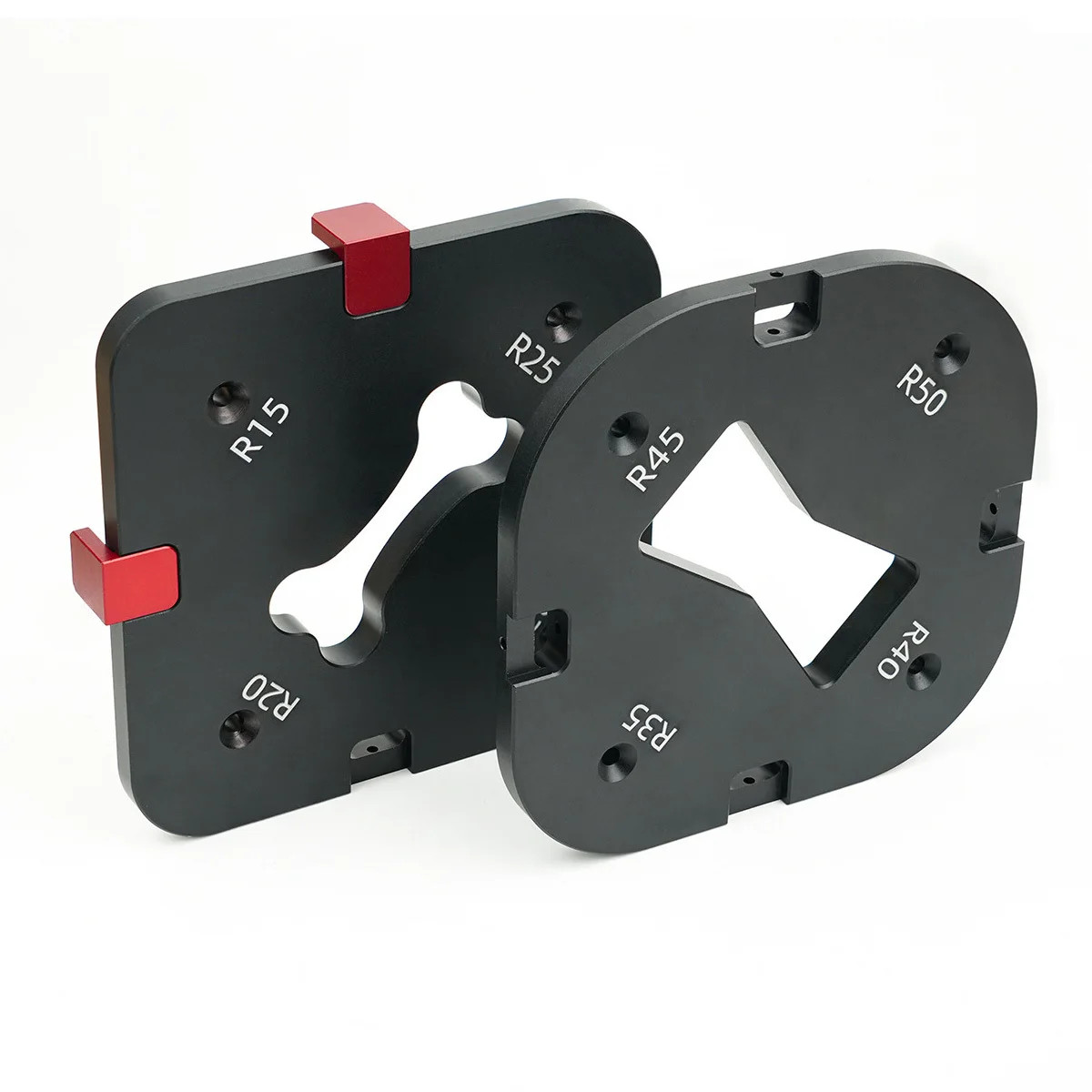 4in1 Router Corner Radius Jig Aluminum Template Arc Angle Woodworking Tool Guide