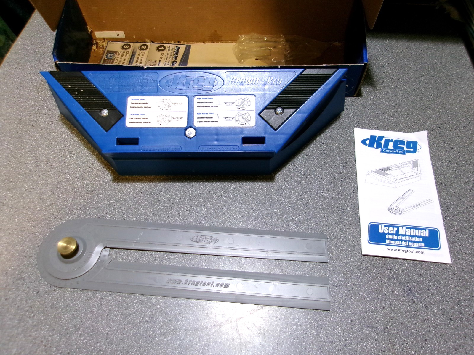 Kreg Crown-Pro Miter Saw Guide For Crown Molding – Model KMA2800 RAo