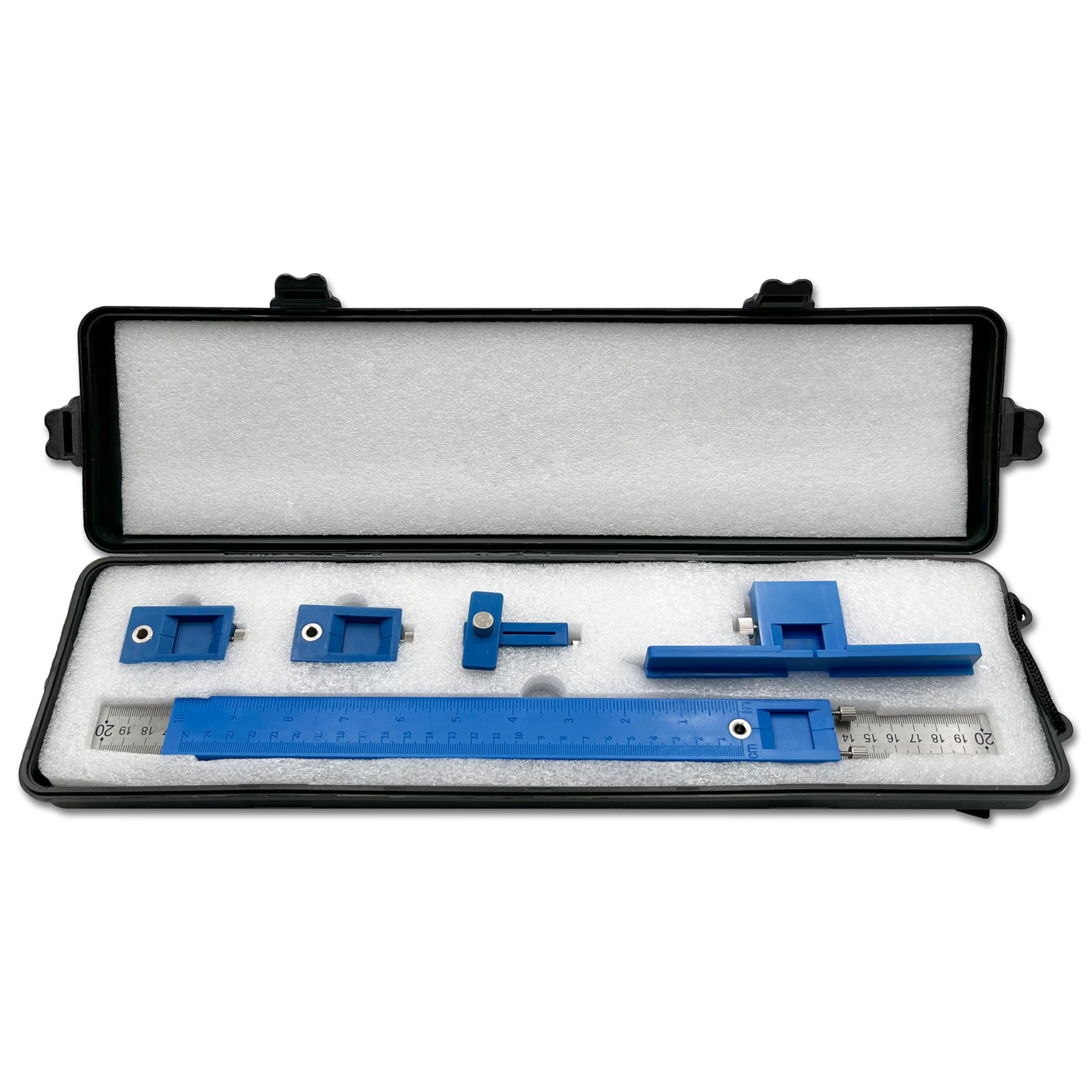 Cabinet Hardware Jig (Plastic Box) for Handles Knobs Pulls on Drawers/Doors