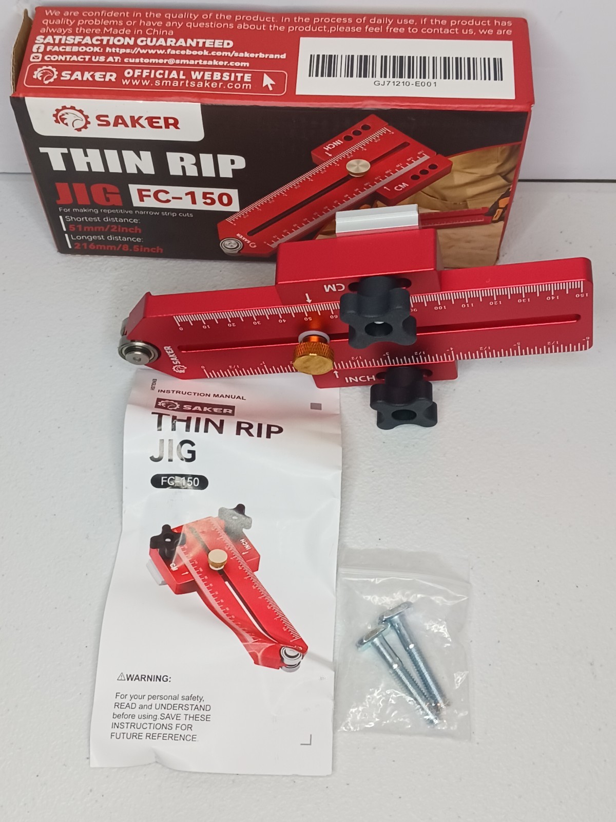 Saker Thin Rip Jig (Model FC-150)
