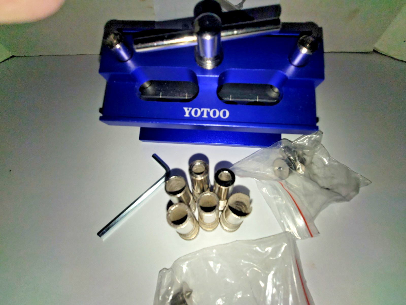 Self Centering Doweling Jig Kit For Straight Holes In Original Box W/ Papers
