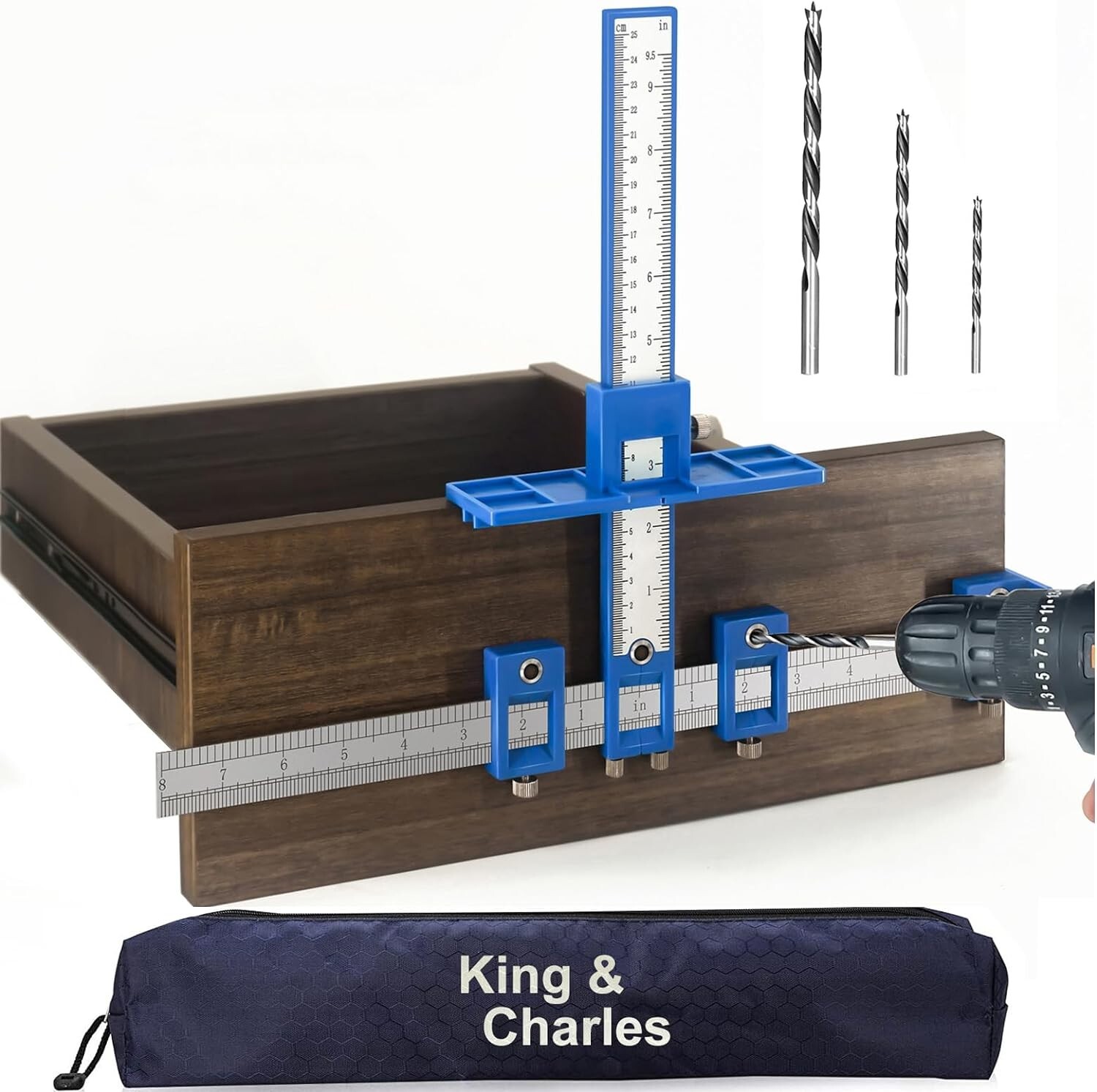Cabinet Hardware Jig Drawer Pull Jig Template Tool Set USA Handles and Pulls
