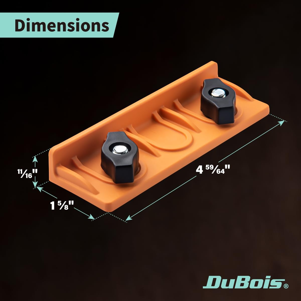 DuBois 51054 T-Track Long Stop Kit, Universal Fit, T Track Stop Block for T-T…
