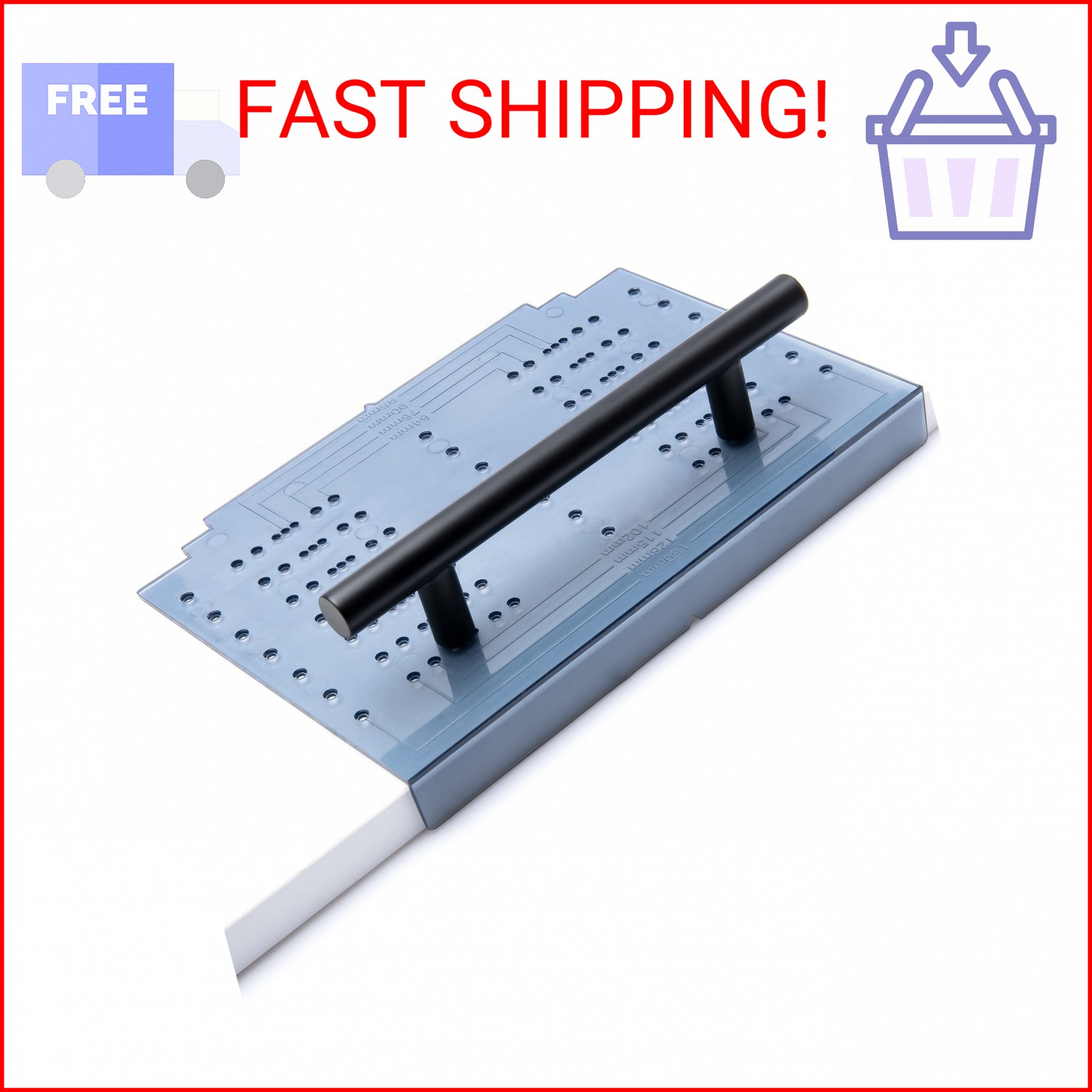 Ravinte Cabinet Handle Template Tool Drawer Knob Pull Drill Mounting for Hardwar